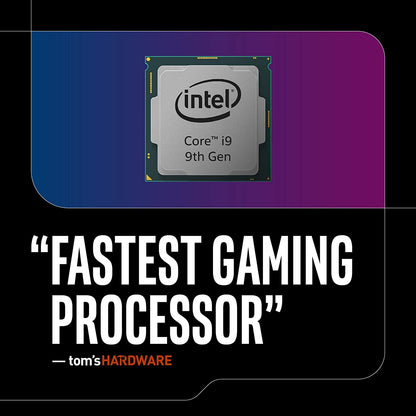 Intel Core 9th Gen i9-9900K LGA1151 अनलॉक डेस्कटॉप प्रोसेसर 8 कोर 5GHz तक 16MB कैशे