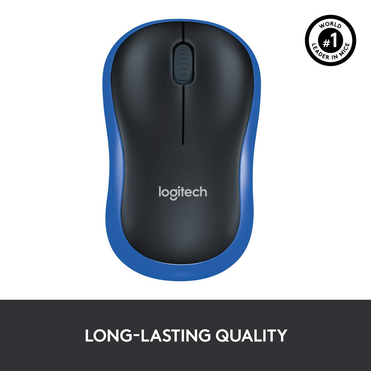 Logitech M185 Wireless Optical Mouse with 2.4 Ghz Technology and 12 Month Battery Life