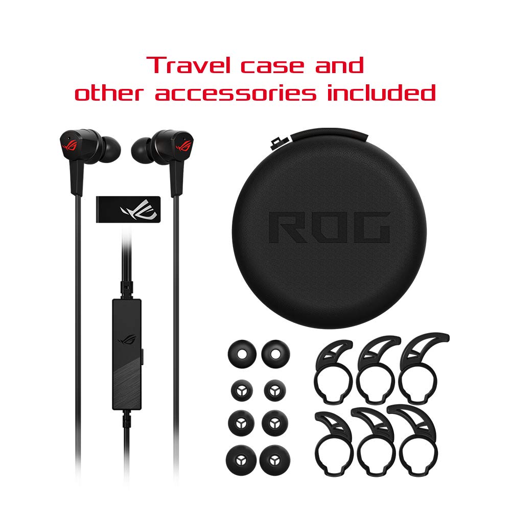 ASUS ROG Cetra In-Ear Wired USB-C Active Noise Cancelling Gaming  Headphone with LED lighting