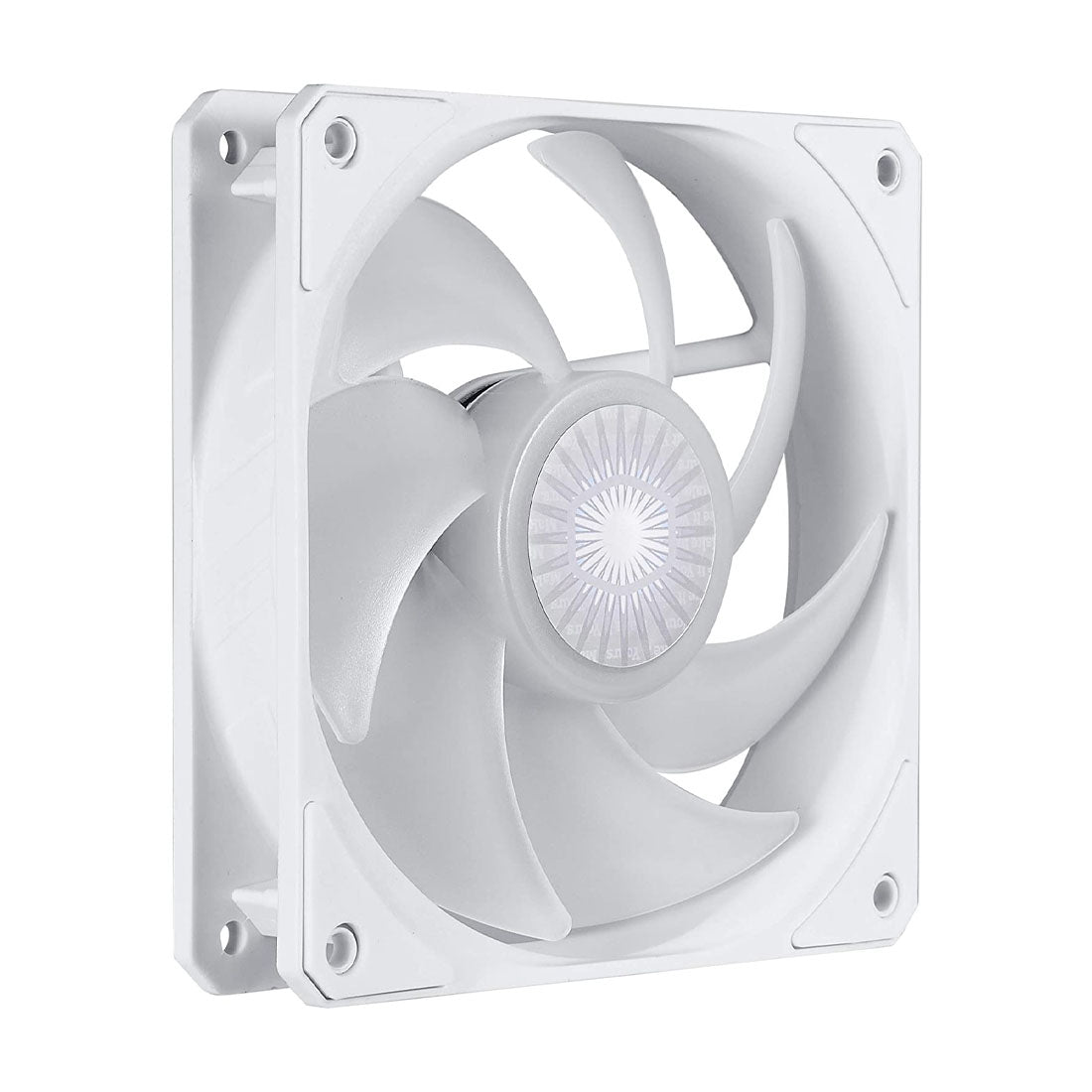 Cooler Master SICKLEFLOW 120 ARGB White Edition 3-in-1 Pack CPU Case Fan with ARGB Controller