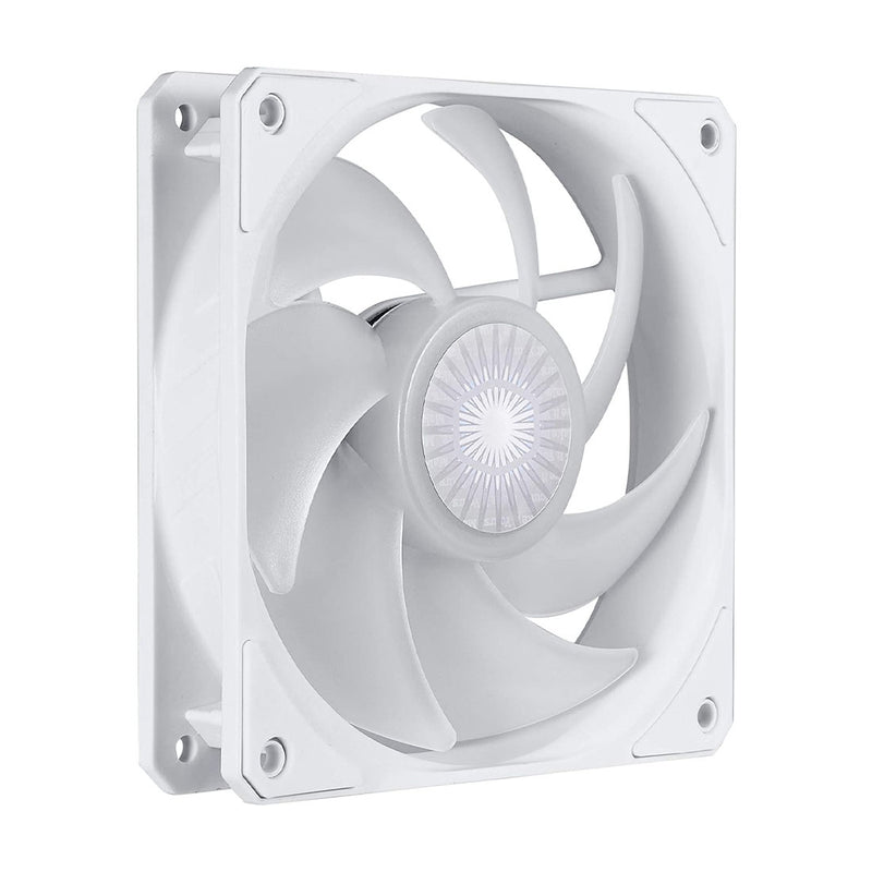 Cooler Master SICKLEFLOW 120 ARGB White Edition 3-in-1 Pack CPU Case Fan with ARGB Controller