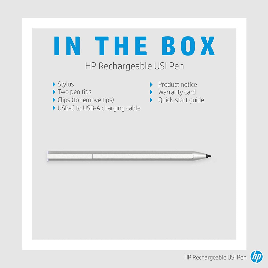 HP Rechargeable USI Pen for Inking Enabled USI Supported Devices