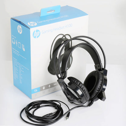 HP H100 Gaming Wired Over-Ear Headset with 50mm Driver and Microphone