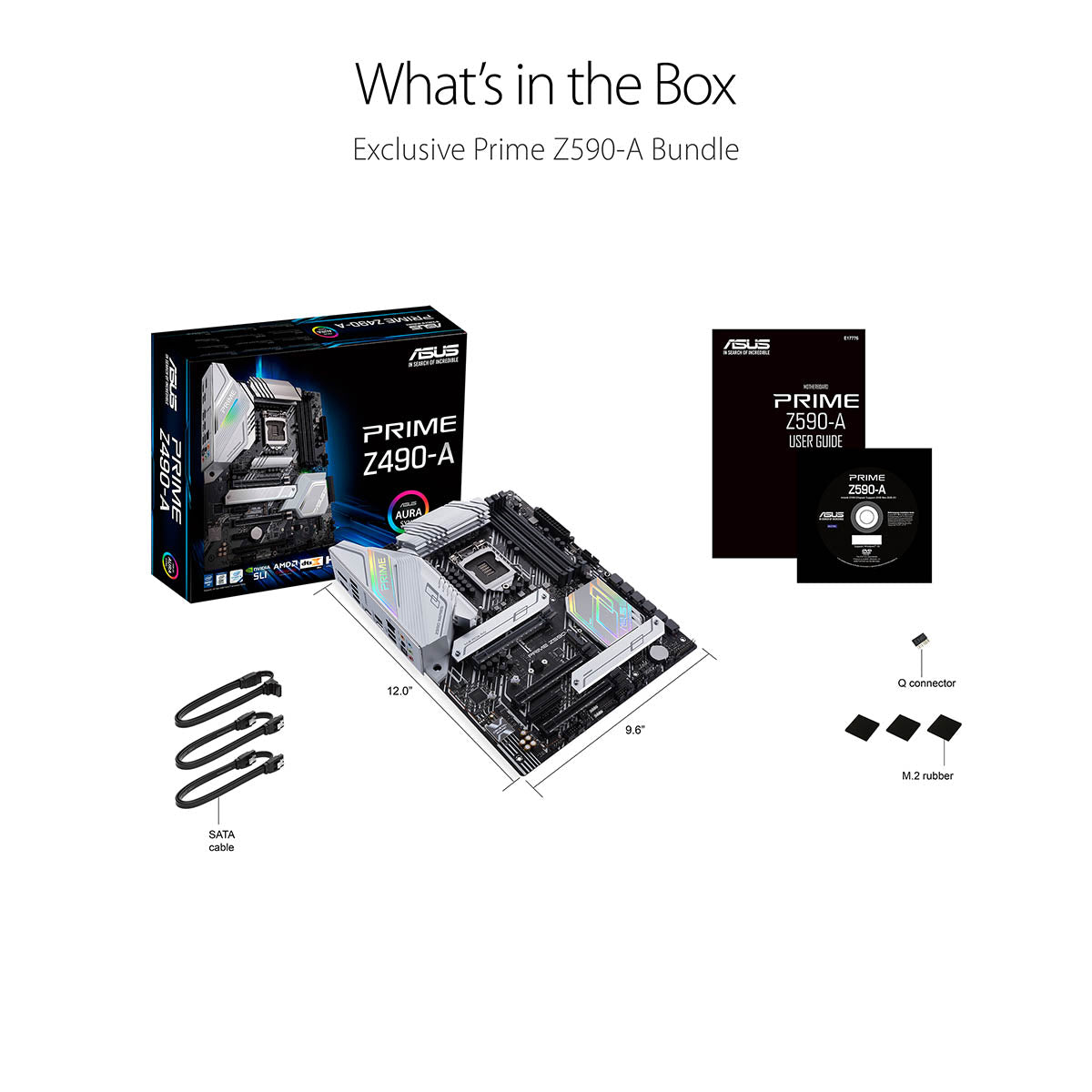 ASUS Prime Z590-A ATX LGA 1200 Motherboard with Thunderbolt 4 and AI Intelligent Software