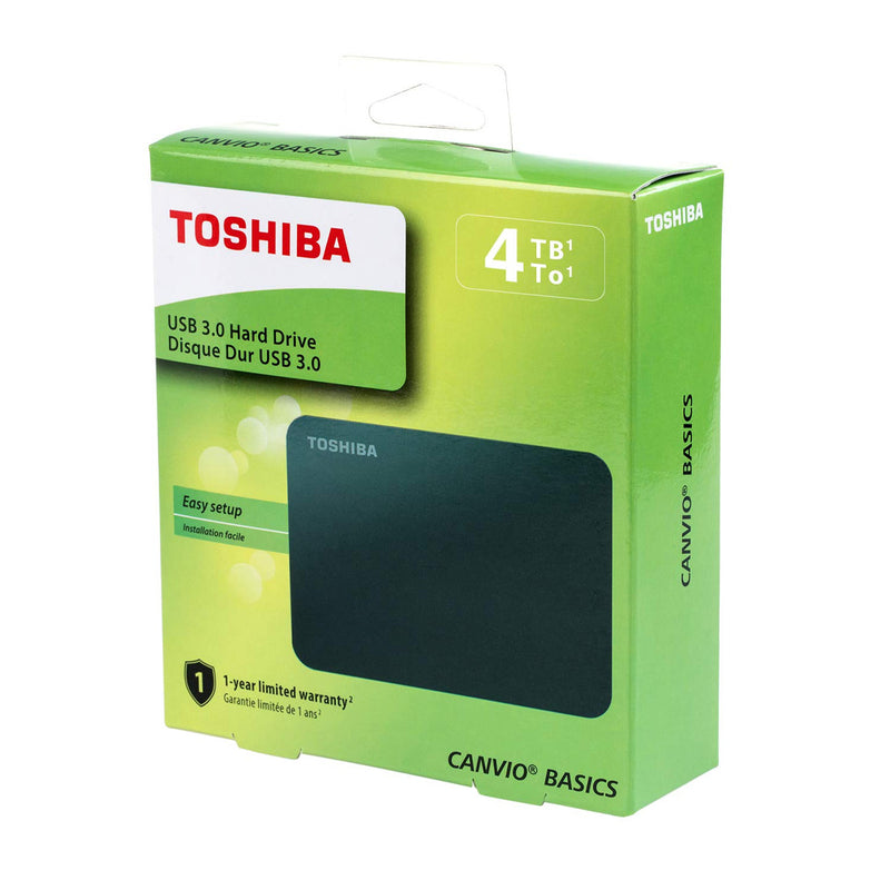 Toshiba Canvio Basics Portable 4TB External Hard Drive with SuperSpeed USB 3.0