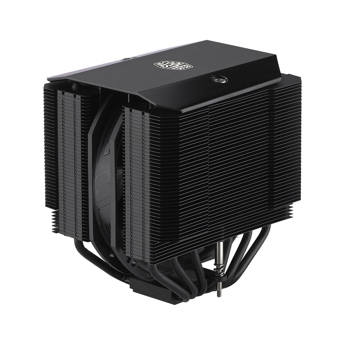 Cooler Master MasterAir MA624 Stealth CPU Air Cooler with Dual 140mm SickleFlow Fan and One 120mm Fan
