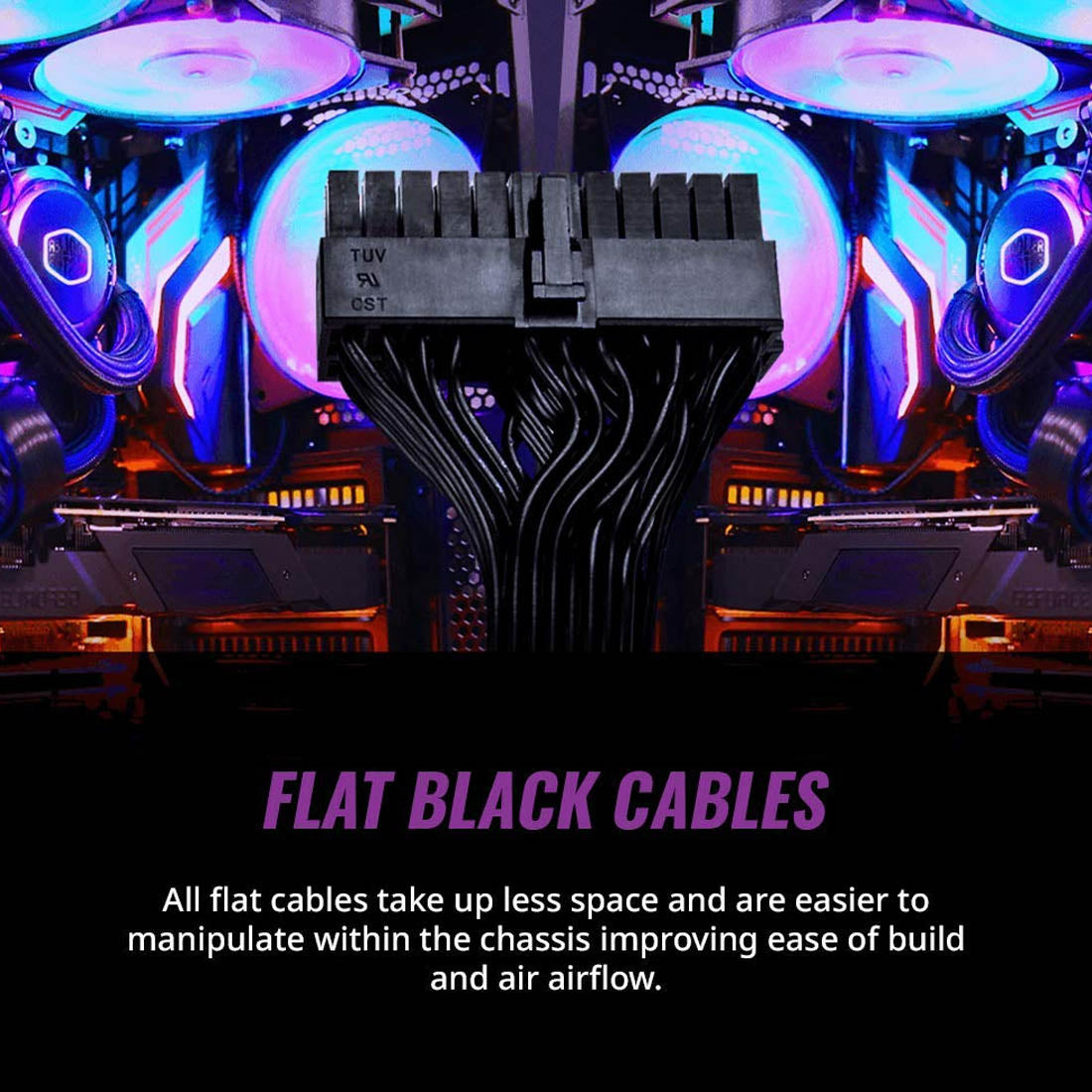 Cooler Master MWE Bronze 650 V3 650W ATX Non Modular Power Supply Unit - Black