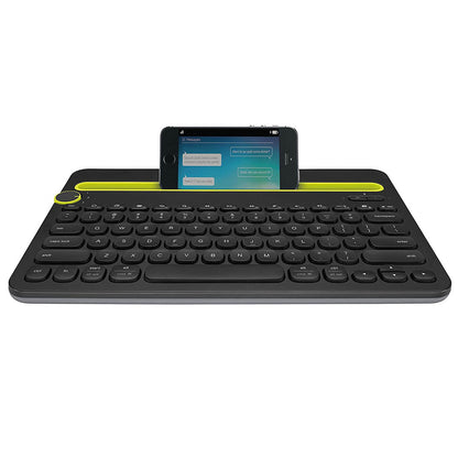 Logitech K480 Wireless Multi-Device Keyboard Black with Bluetooth Connectivity Up to 10m Range
