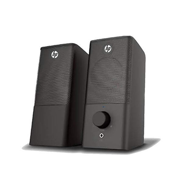 HP DHS-2101 2.0 Portable Multimedia Wired Black Speaker with USB and 3.5mm AUX Connectivity