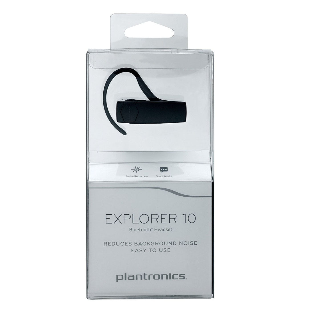 Plantronics Explorer 10 Bluetooth Headset with Noise Cancellation and Battery Backup up to 11 hours