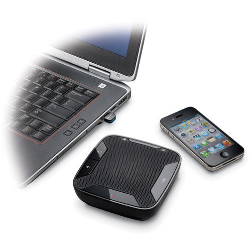 Plantronics Calisto P620-M UC Wireless Bluetooth Speaker with Media Controls and 7Hrs Long Battery Life