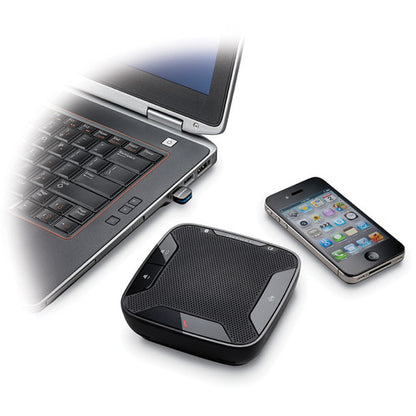 Plantronics Calisto P620-M UC Wireless Bluetooth Speaker with Media Controls and 7Hrs Long Battery Life
