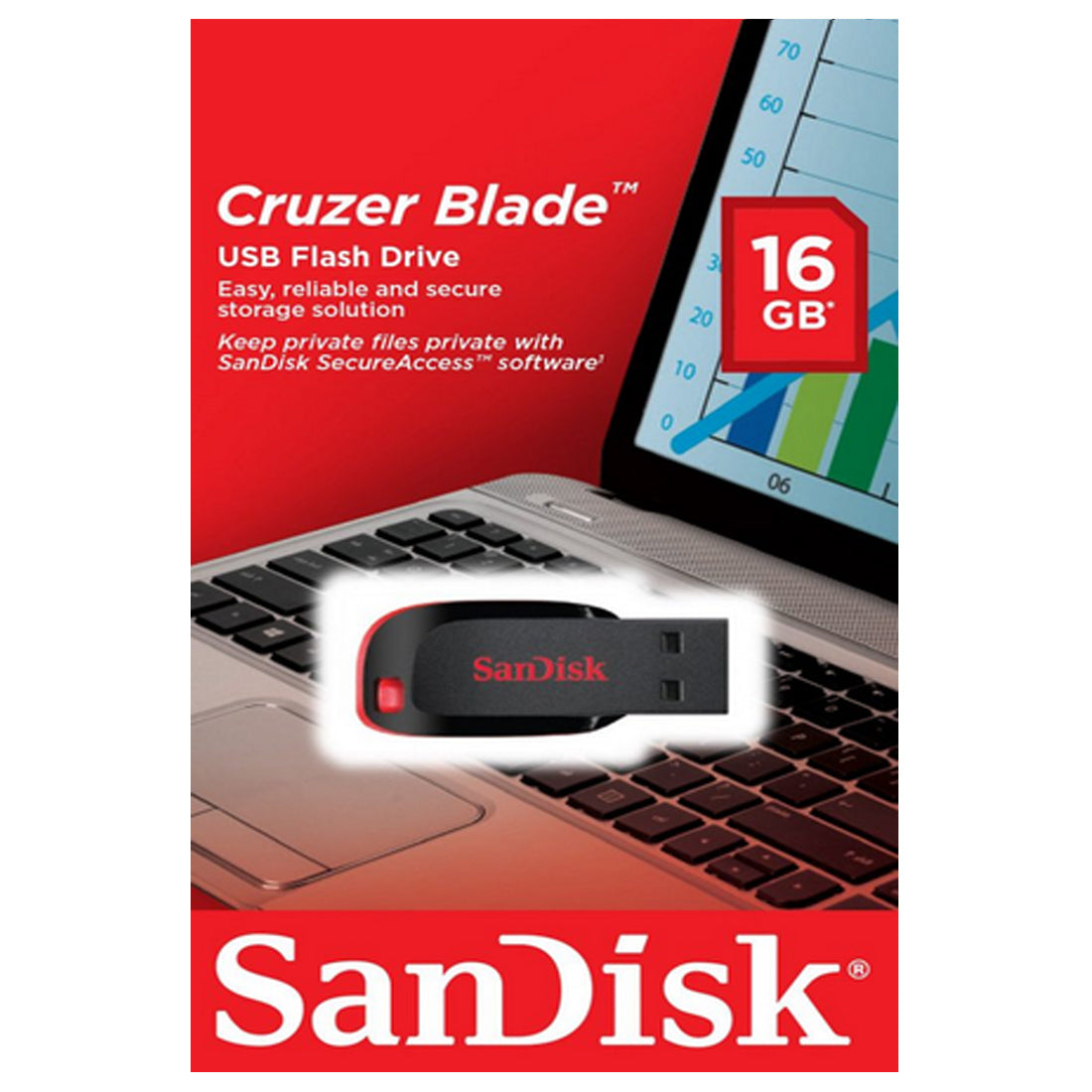 SanDisk Cruzer Blade USB 2.0 Pendrive
