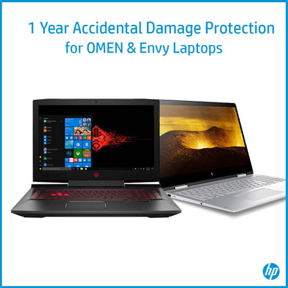 HP केयर पैक 1 साल की आकस्मिक क्षति संरक्षण Envy और Omen लैपटॉप के लिए - लैपटॉप नहीं