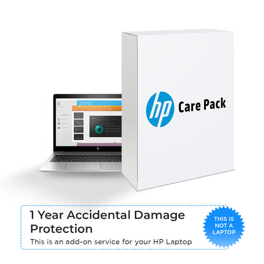 14 और 15 सीरीज के लैपटॉप के लिए एचपी केयर पैक 1 साल की एडीपी ऐड-ऑन वारंटी - लैपटॉप नहीं