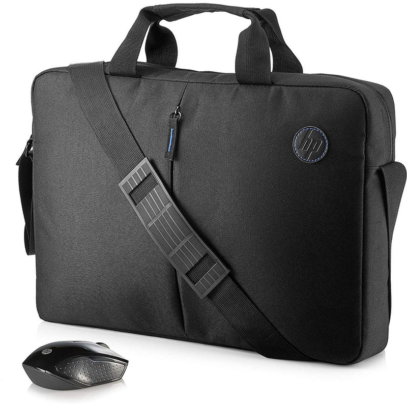 HP 15.6-inch Laptop Briefcase and Wireless Mouse Combo (Black)