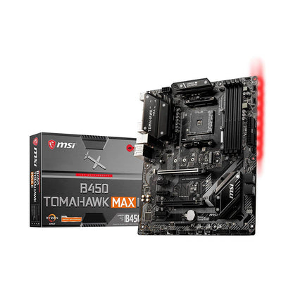 MSI B450 TOMAHAWK MAX II AMD AM4 ATX Gaming Motherboard with USB C and M.2 Slot