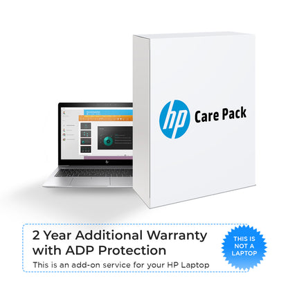 एचपी केयर पैक 2 साल की अतिरिक्त वारंटी एडीपी के साथ पवेलियन, पवेलियन एक्स360 और विक्टस लैपटॉप के लिए - लैपटॉप नहीं