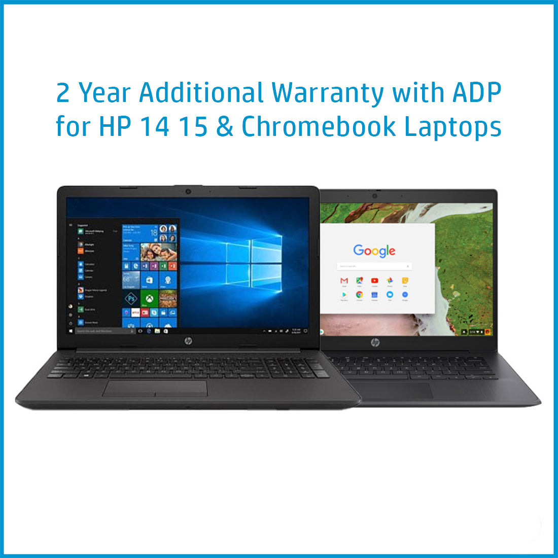 HP 14 15 और क्रोमबुक लैपटॉप के लिए ADP के साथ HP केयर पैक 2 साल की अतिरिक्त वारंटी - लैपटॉप नहीं