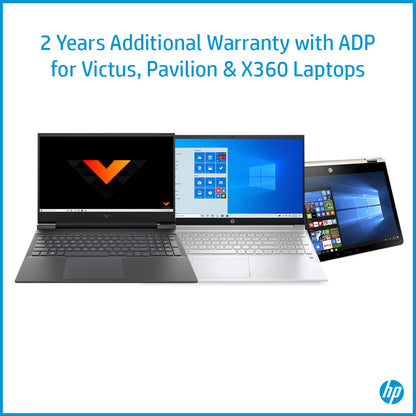 HP Care Pack 2 Years Additional Warranty with ADP for Pavilion, Pavilion X360 & Victus Laptops - NOT A LAPTOP