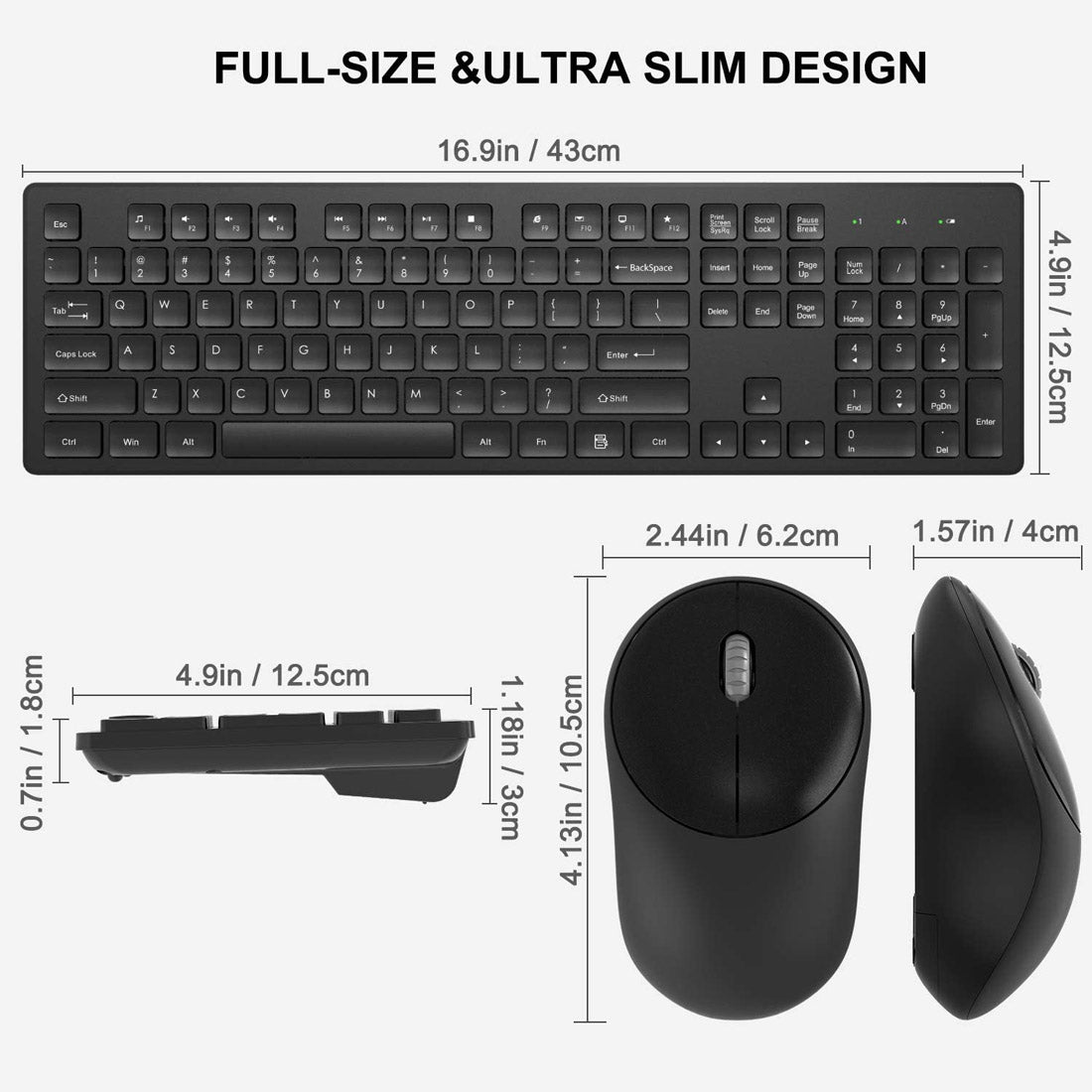 RePacked] Dell KM636 Wireless Keyboard and Optical Mouse Combo
