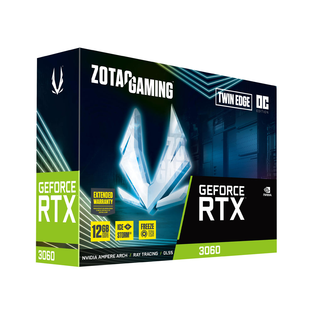 Zotac Gaming GeForce RTX 3060 Twin Edge OC 12GB GDDR6 192-Bit Graphics Card