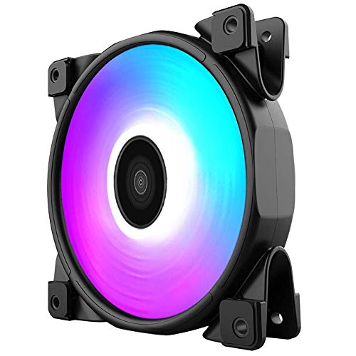PCCOOLER Halo 3-in-1 FGRB Case Fan with 120mm PWM Fan and ARGB Controller