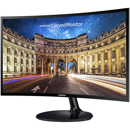 Samsung LC24F392 23.5-inch FHD Curved Gaming Monitor with 1800R curvature and AMD FreeSync
