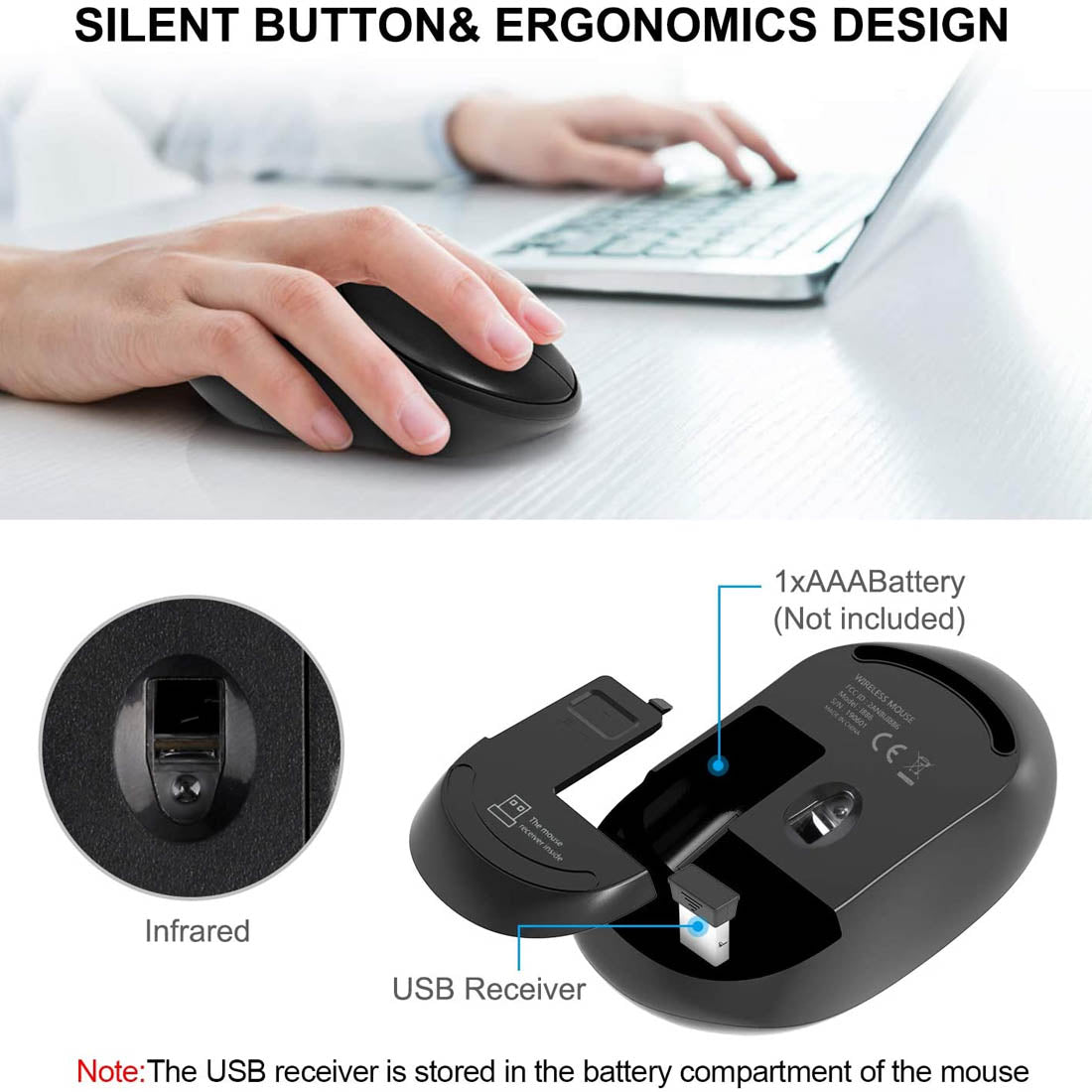 [RePacked]Dell KM636 Wireless Keyboard and Optical Mouse Combo