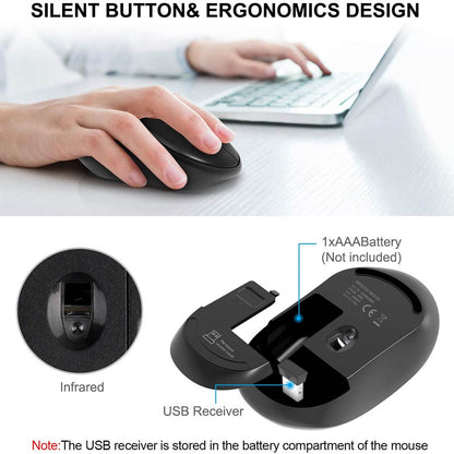 [RePacked]Dell KM636 Wireless Keyboard and Optical Mouse Combo