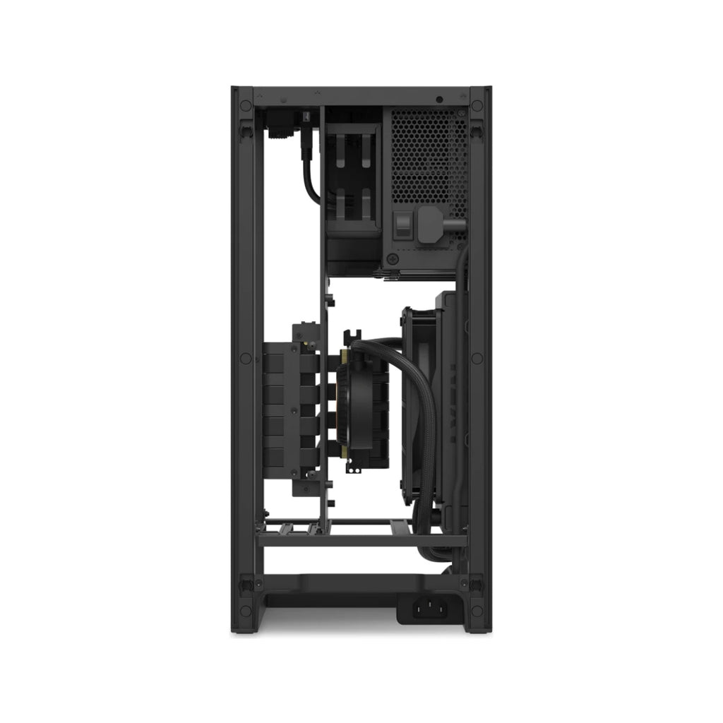 NZXT Boîtier PC H1 Black/Black (small ITX case + PSU 650W + 140mm AIO  Watercooler) - La Poste