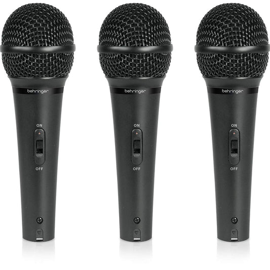 [RePacked] Behringer Ultra voice XM1800S Dynamic Cardioid Vocal Microphone 3-in-1 Pack