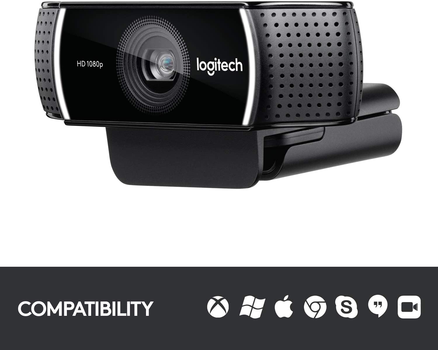 Logitech C922 Pro Stream 1080P HD Gaming Webcam with Mic