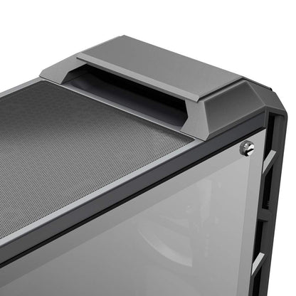Cooler Master MasterCase H500 ARGB मिड टावर कैबिनेट दो 200mm ARGB फैन और दो फ्रंट पैनल के साथ
