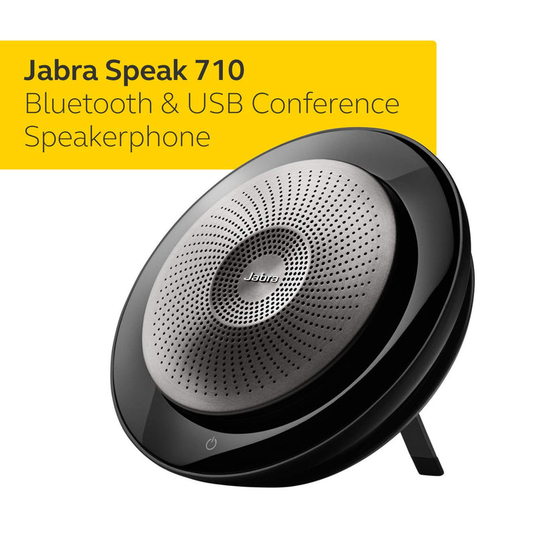 Jabra Speak 710 Wireless Bluetooth Speaker with Microphone and Connectivity  Up to 2 Devices