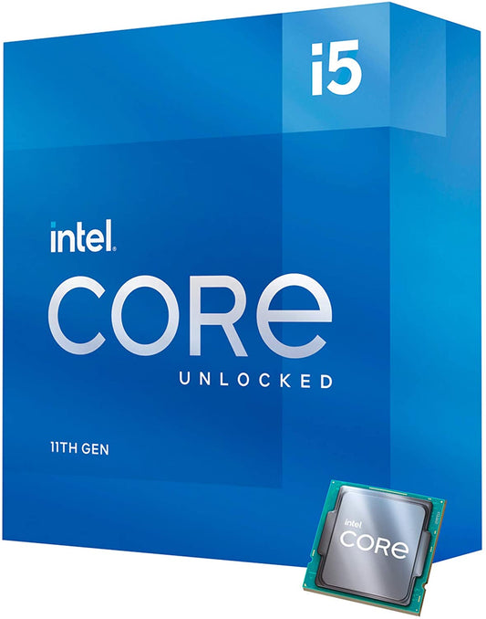 Intel Core 11th Gen i5-11600K LGA1200 Unlocked Desktop Processor 6 Cores up to 4.9GHz 12MB Cache