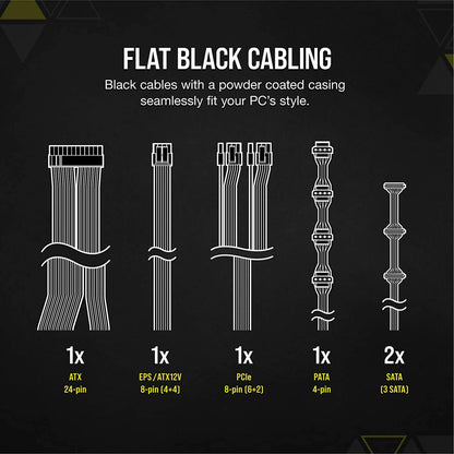 Corsair VS Series VS600 600W Non-Modular 80 PLUS Certified Power Supply From TPS Technologies