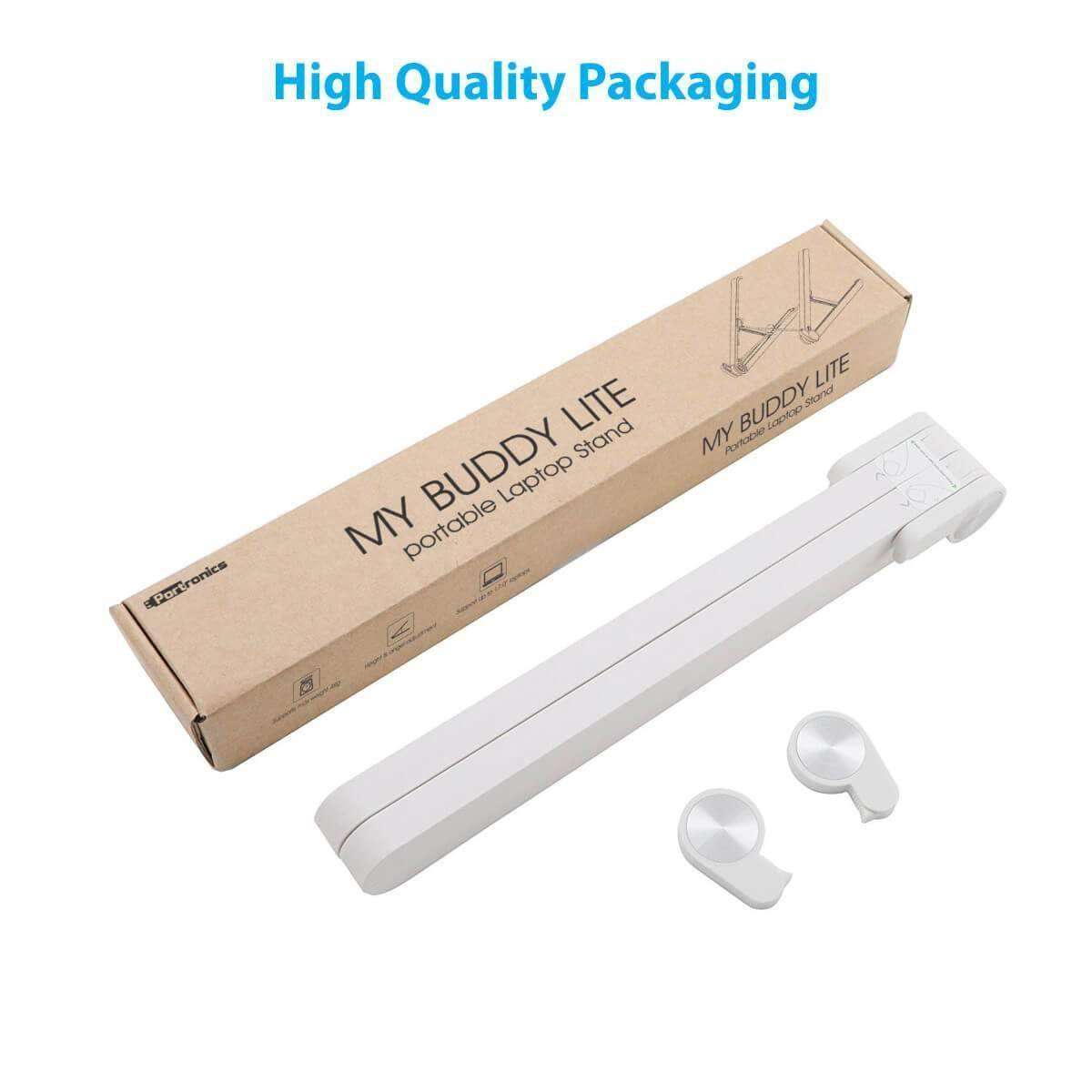 Portronics POR-835 My Buddy Lite Laptop Stand with Light and Foldable Design