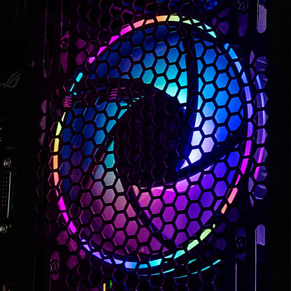 Cooler Master MasterFan MF120 Halo 120mm Case Fan 3 in1 Pack with Dual Loop ARGB Lighting and Low Noise Design