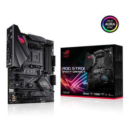 ASUS ROG STRIX B450-F Gaming II AMD AM4 ATX Motherboard with Dual PCIe M.2