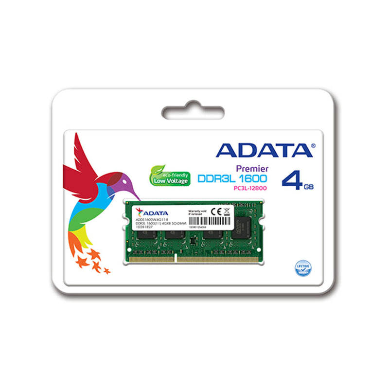ADATA Premier Series DDR3 4GB 1600MHz Laptop Memory RAM - The Peripheral Store | TPS