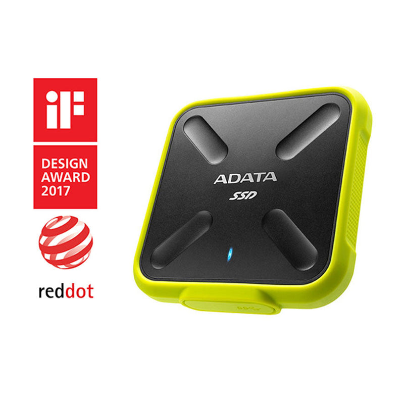 ADATA SD700 512GB USB 3.1 External Solid State Drive - P/N: ASD700-512GU3-CYL - The Peripheral Store | TPS
