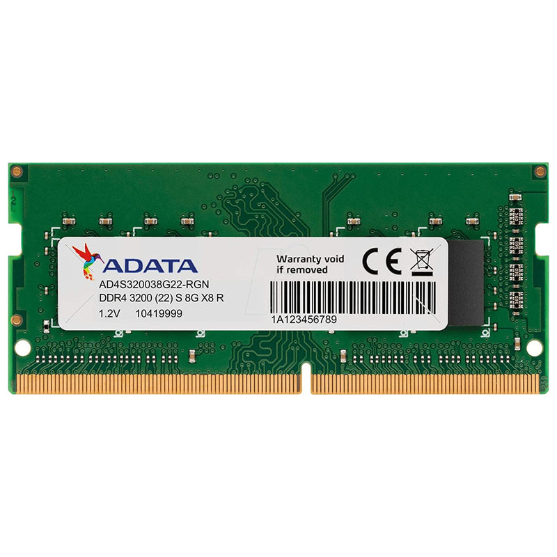 ADATA Premier Series 8GB DDR4 RAM 3200MHz Laptop Memory
