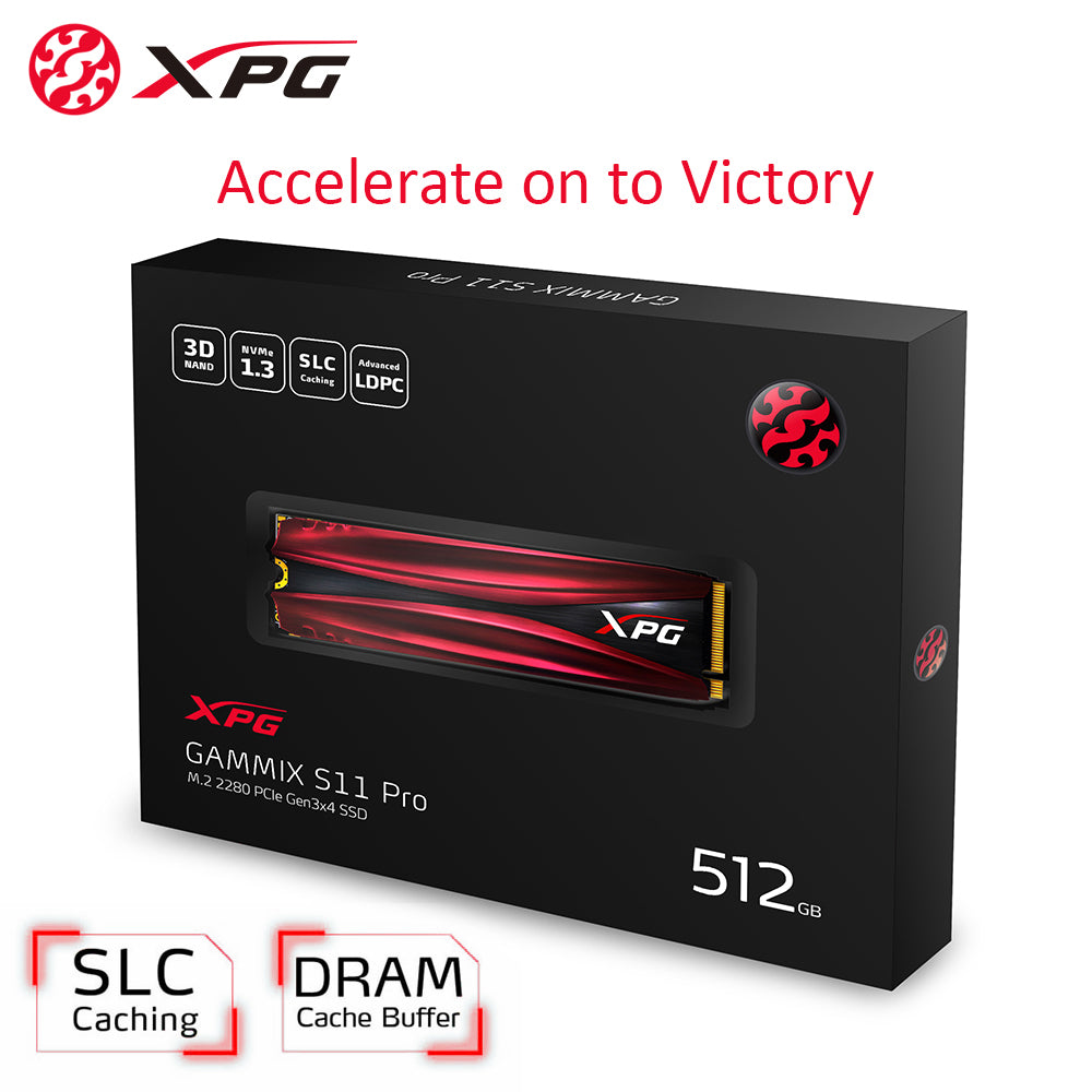 XPG GAMMIX S11 Pro PCIe M.2 2280 सॉलिड स्टेट ड्राइव