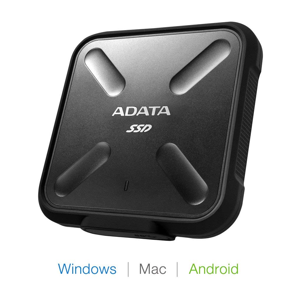 ADATA SD700 256GB USB 3.1 External Solid State Drive - Black
