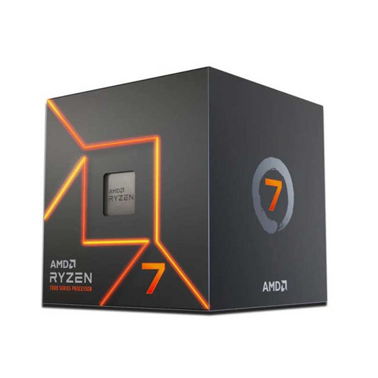 AMD Ryzen 7 7700 डेस्कटॉप प्रोसेसर 8 कोर 5.3GHz तक 40MB कैश AM5 सॉकेट Radeon ग्राफ़िक्स के साथ