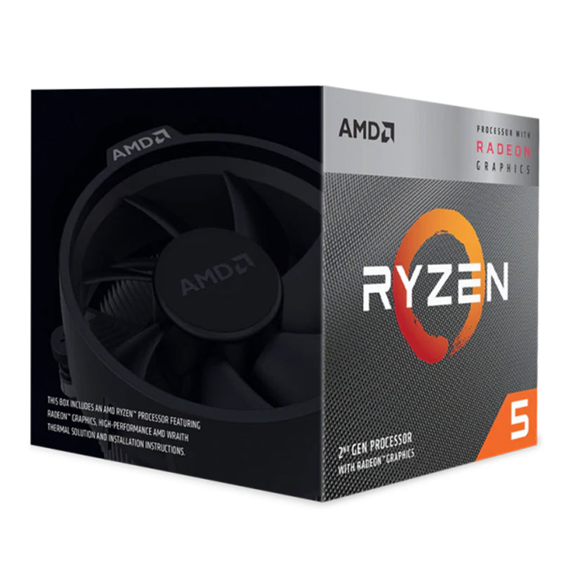 [RePacked] AMD Ryzen 5 3400G Desktop Processor 4 Cores up to 4.2GHz 6MB Cache AM4 Socket