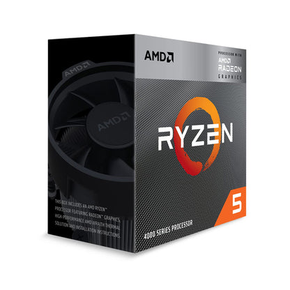 AMD Ryzen 5 4600G डेस्कटॉप प्रोसेसर 6 कोर 4.2GHz तक 11MB कैश AM4 सॉकेट Radeon ग्राफ़िक्स के साथ