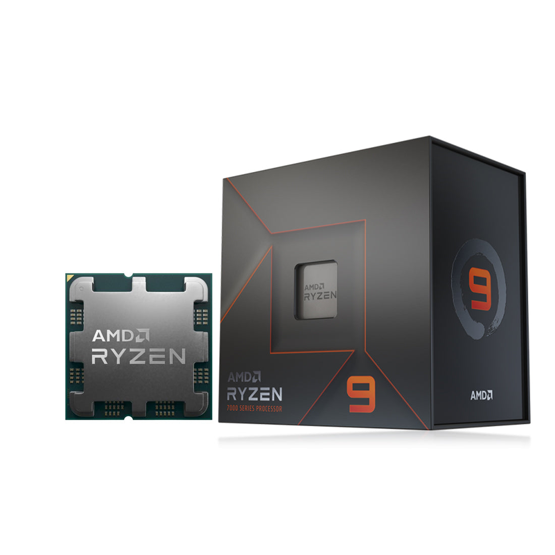 AMD Ryzen 9 7900X डेस्कटॉप प्रोसेसर 12 कोर 5.6GHz तक 76MB कैश AM5 सॉकेट Radeon ग्राफ़िक्स के साथ