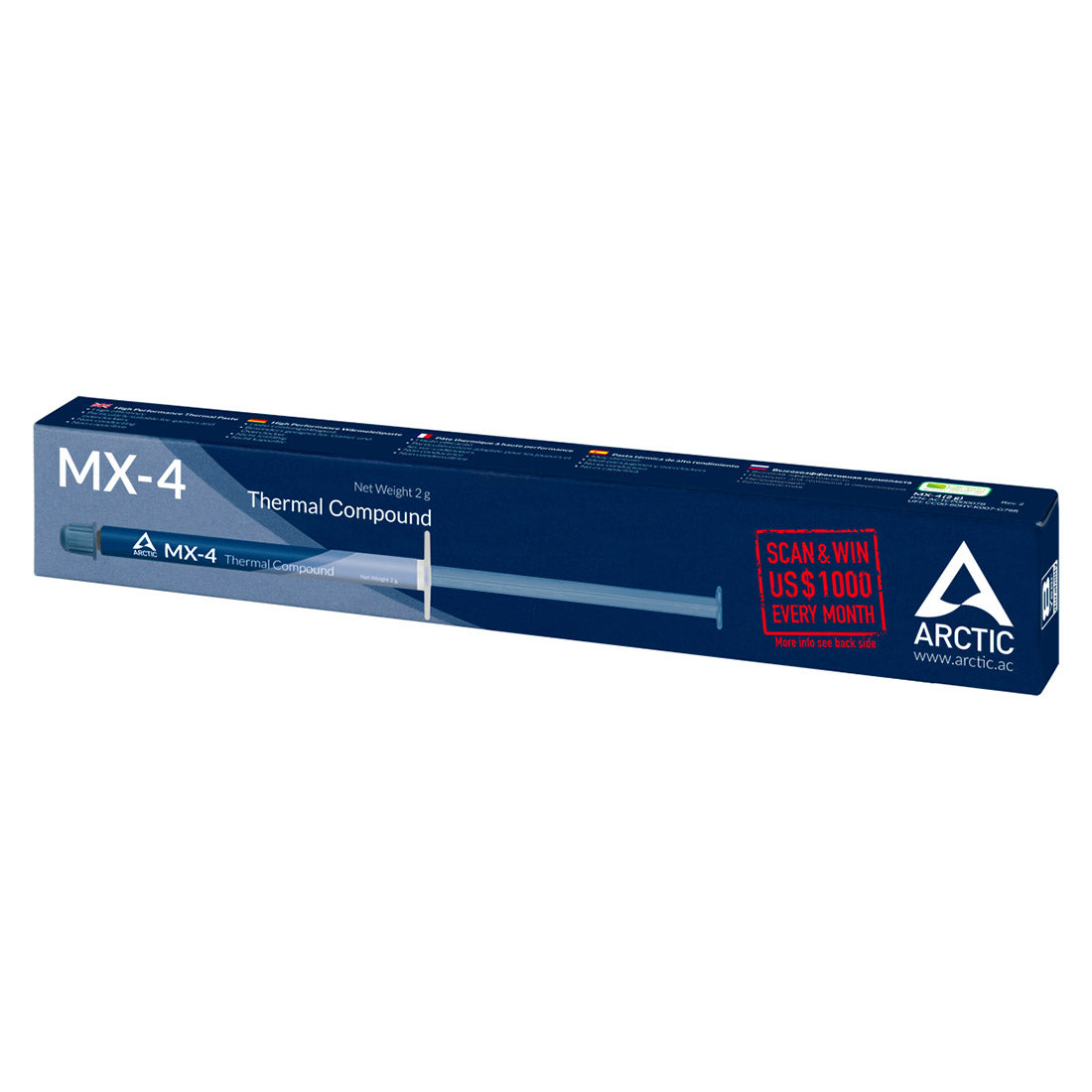 ARCTIC MX-4 2gm Carbon Based Thermal Compound